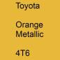 Preview: Toyota, Orange Metallic, 4T6.